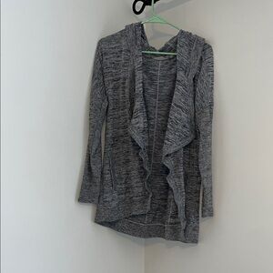 Athleta Heather Gray Women's Draped Cardigan